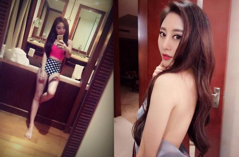 Sweet woman’s comfortable massage